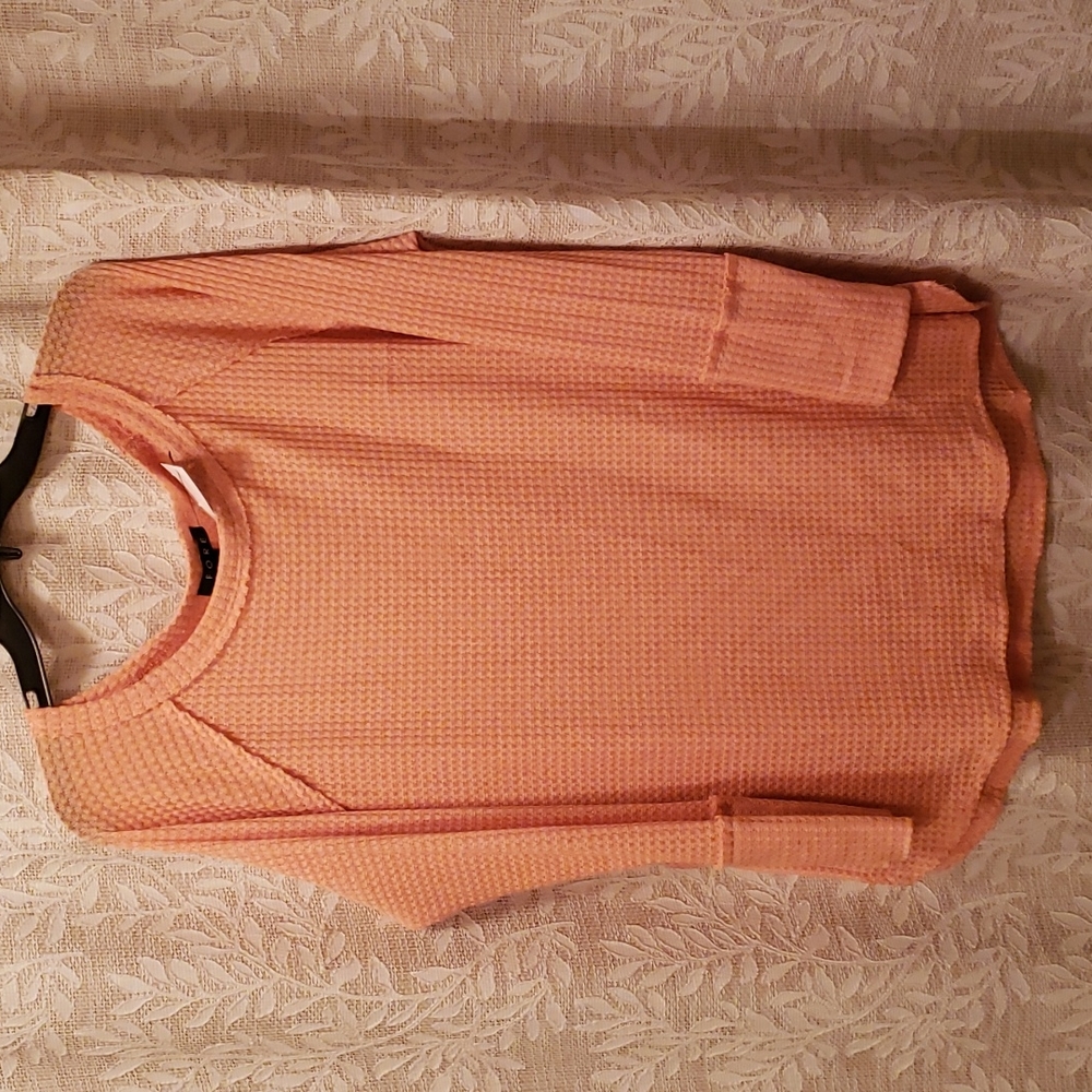 Fore blouse, NWT, Peach, XL